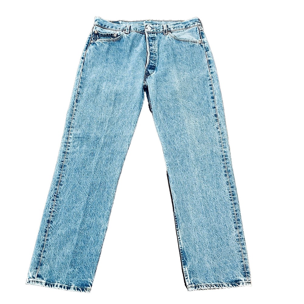 💥 GRAIL Vintage 90s Levi's 501 USA Made Jeans 37x31 520 Button Fly